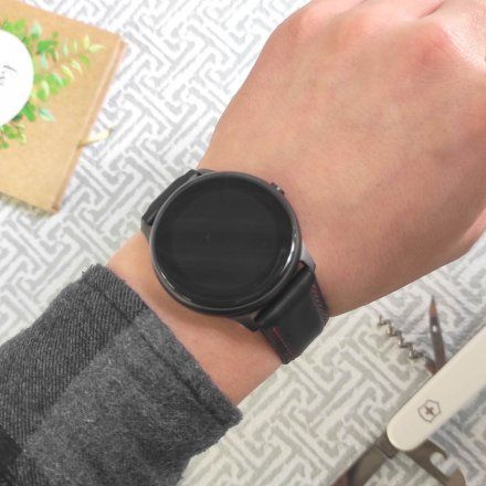 Smartwatch z czarnym paskiem G.Rossi G.RSWSF1 Kompas Kroki Puls