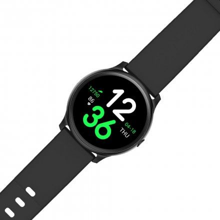 Smartwatch z czarnym paskiem G.Rossi G.RSWSF1 Kompas Kroki Puls