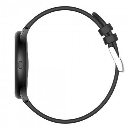 Smartwatch z czarnym paskiem G.Rossi G.RSWSF1 Kompas Kroki Puls