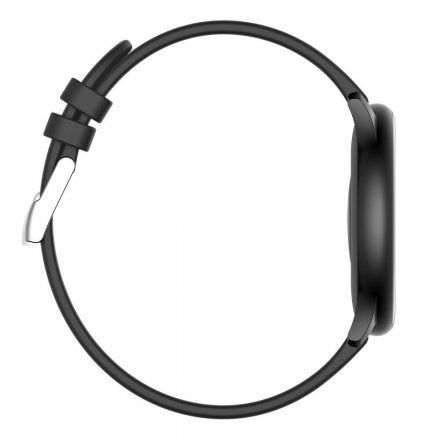 Smartwatch z czarnym paskiem G.Rossi G.RSWSF1 Kompas Kroki Puls