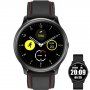 Czarny smartwatch G.Rossi + czarny pasek G.RSWSF1-1A1-1