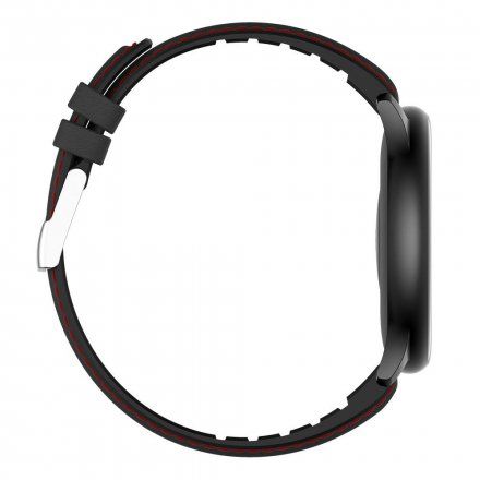 Smartwatch z czarnym paskiem G.Rossi G.RSWSF1 Kompas Kroki Puls