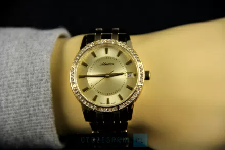 Zegarek Damski Adriatica na bransolecie A3602.1111QZ - Swarovski Zegarek Swiss Made