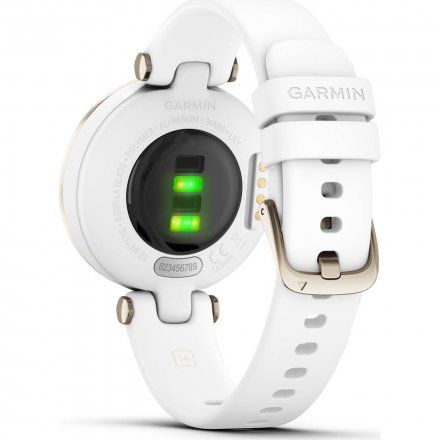 Garmin Lily biało-złoty z białym paskiem silikonowym 010-02384-10