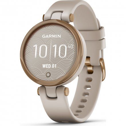 Garmin Lily beżowo-różowozłoty z beżowym paskiem silikonowym 010-02384-11