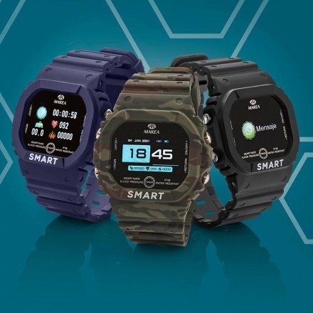 Smartwatch Marea granatowy sportowy B57008-2 Ciśnienie Tlen Puls Kroki Kalorie Dystans