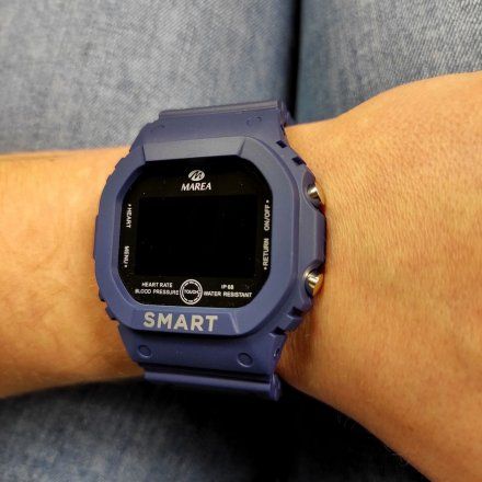 Smartwatch Marea granatowy sportowy B57008-2 Ciśnienie Tlen Puls Kroki Kalorie Dystans