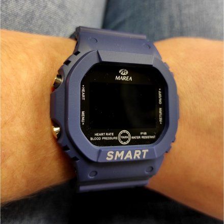 Smartwatch Marea granatowy sportowy B57008-2 Ciśnienie Tlen Puls Kroki Kalorie Dystans