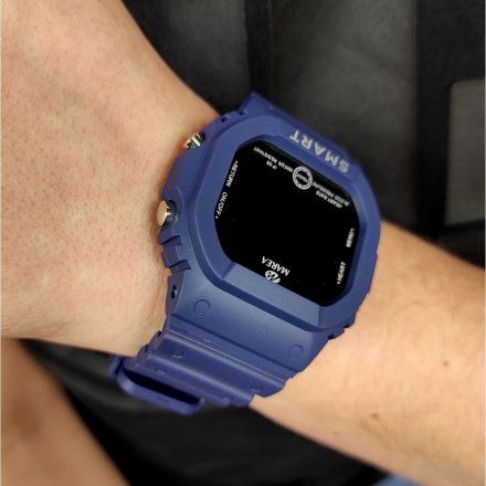 Smartwatch Marea granatowy sportowy B57008-2 Ciśnienie Tlen Puls Kroki Kalorie Dystans