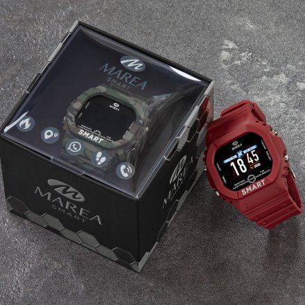Smartwatch Marea granatowy sportowy B57008-2 Ciśnienie Tlen Puls Kroki Kalorie Dystans