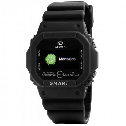 Smartwatch Marea czarny sportowy B60002-1 Ciśnienie Tlen Puls Kroki Kalorie Dystans