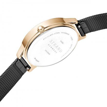 S711LXVBMB Czarny zegarek Damski Strand