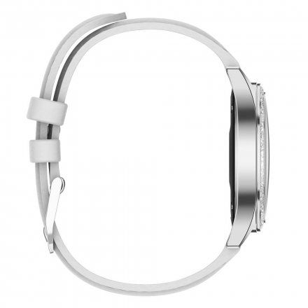 G.Rossi GRSWBF2 srebrny smartwatch biały pasek Puls Kroki Ciśnienie