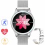 G.Rossi GRSWBF2 srebrny smartwatch biały pasek Puls Kroki Ciśnienie