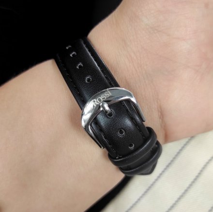 G.Rossi GRSWBF2 srebrny smartwatch czarny pasek Puls Kroki Ciśnienie