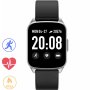Czarny prostokątny smartwatch G.Rossi SW009-5 Puls Ciśnienie Tlen Kroki