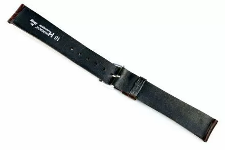 Brązowy pasek skórzany 16 mm HIRSCH Camelgrain 01009015-1-16 (L)