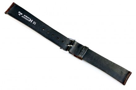 Brązowy pasek skórzany 19 mm HIRSCH Camelgrain 01009015-1-19 (L)