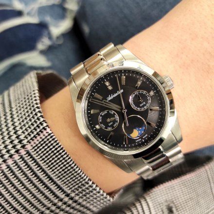 Zegarek Damski Adriatica na bransolecie A3802.5194QF - Multifunction Swiss Made