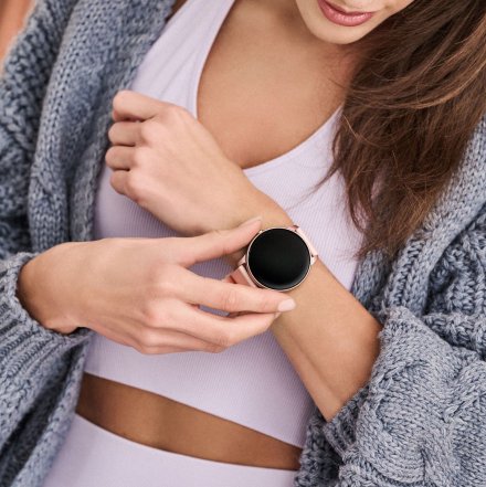 Różowozłoty smartwatch G.Rossi SW010-7