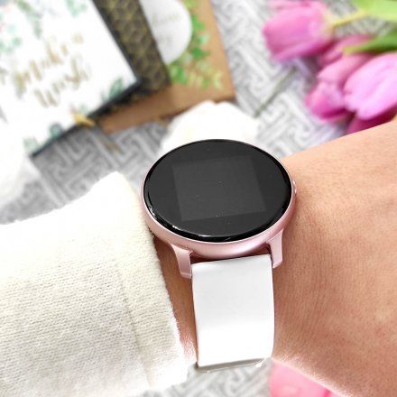 Różowozłoty smartwatch G.Rossi SW010-7
