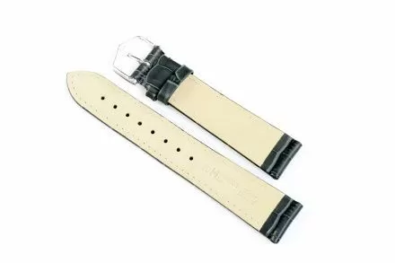Szary pasek skórzany 22 mm HIRSCH Duke 01028030-2-22 (L)