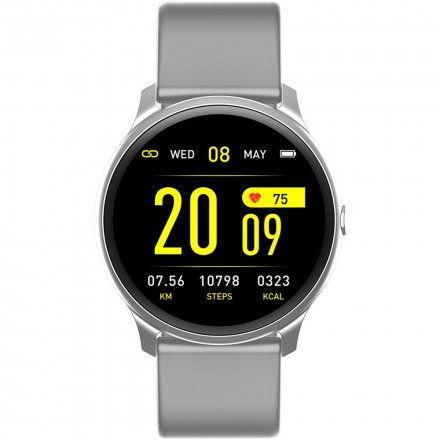 Srebrny smartwatch G.Rossi SW010-9