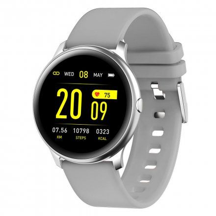 Srebrny smartwatch G.Rossi SW010-9