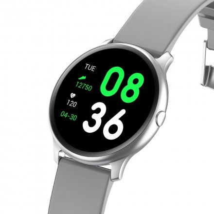 Srebrny smartwatch G.Rossi SW010-9