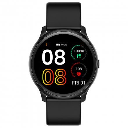 Czarny smartwatch G.Rossi SW010-11
