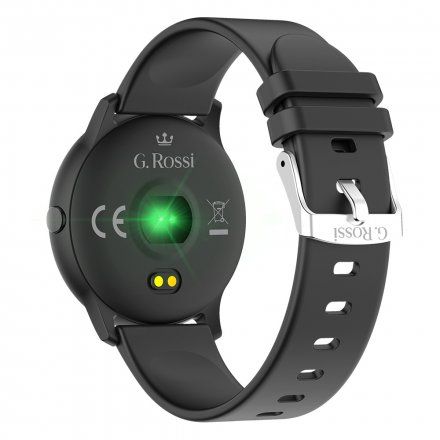 Czarny smartwatch G.Rossi SW010-11