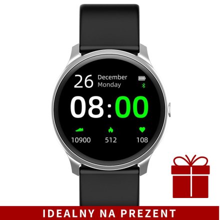 Srebrny smartwatch G.Rossi SW010-13
