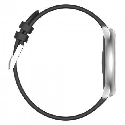 Czarny smartwatch Ciśnienie Puls Tlen Kroki G.Rossi SW010-13