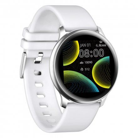 Srebrny smartwatch G.Rossi SW010-15
