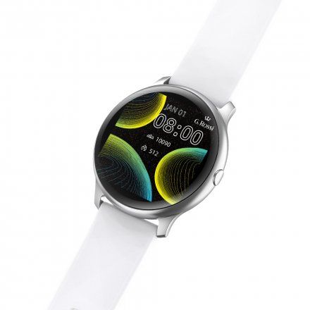 Srebrny smartwatch G.Rossi SW010-15