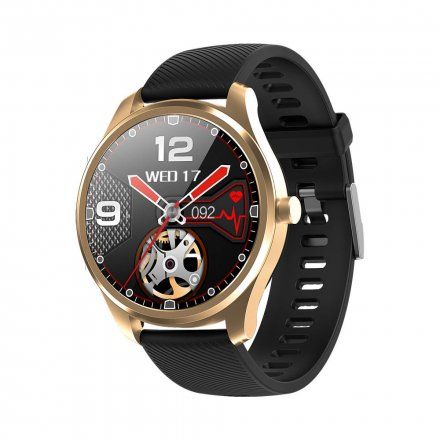 Czarny smartwatch Ciśnienie Tlen Puls Sport Kroki G.Rossi SW012-4