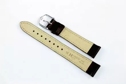 Brązowy pasek skórzany 12 mm HIRSCH Duke 01028110-1-12 (M)