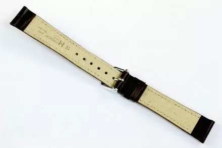 Brązowy pasek skórzany 12 mm HIRSCH Duke 01028110-1-12 (M)