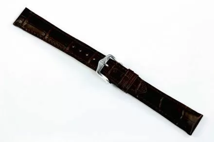 Brązowy pasek skórzany 12 mm HIRSCH Duke 01028110-1-12 (M)