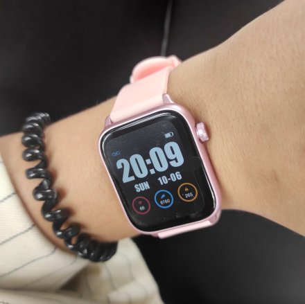 Różowy smartwatch G.Rossi SW013-1