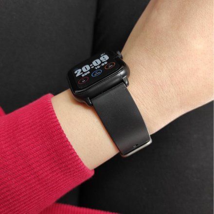 Czarny smartwatch G.Rossi SW013-3
