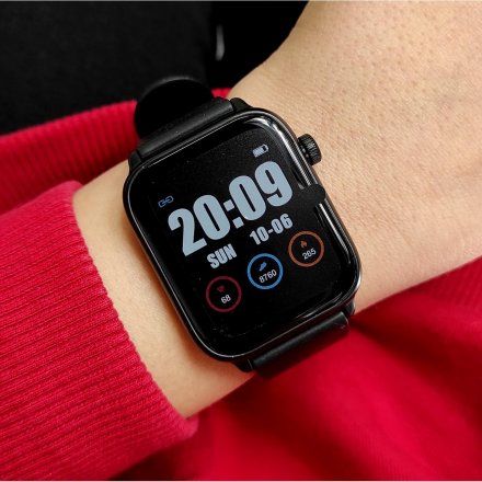 Czarny smartwatch G.Rossi SW013-3