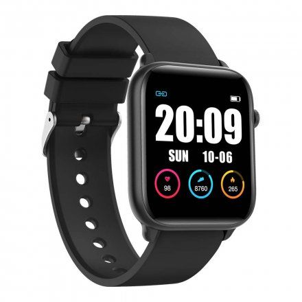 Czarny smartwatch G.Rossi SW013-3