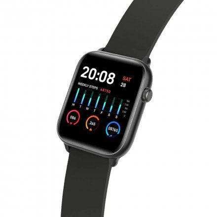 Czarny smartwatch G.Rossi SW013-3