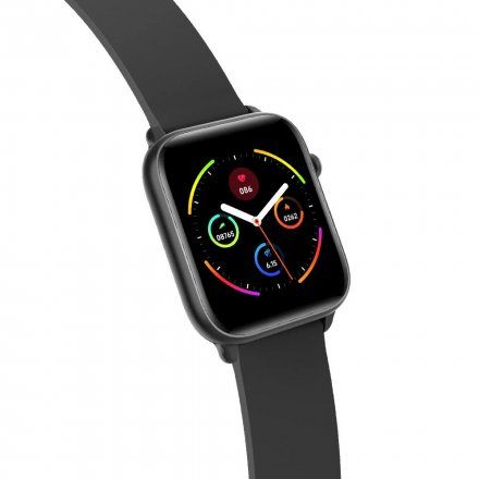 Czarny smartwatch G.Rossi SW013-3