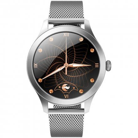 Srebrny smartwatch G.Rossi SW014-1