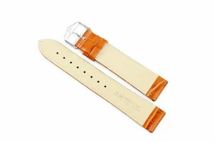 Miodowobrązowy pasek skórzany 14 mm HIRSCH Duke 01028175-1-14 (M)