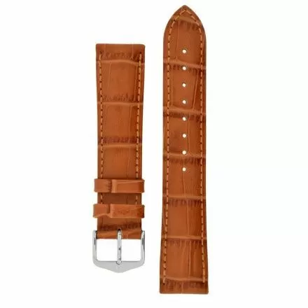 Miodowobrązowy pasek skórzany 20 mm HIRSCH Duke 01028175-1-20 (M)