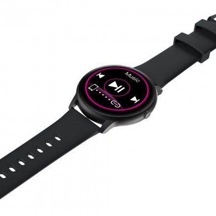 Czarny smartwatch G.Rossi SW015-1