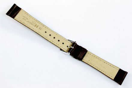 Brązowy pasek skórzany 19 mm HIRSCH Duke 01029010-2-19 (L)